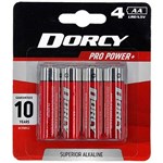DORCY SUPER ALKALINE AA BATTERY PACK 4