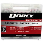 DORCY SUPER ALKALINE ESSENTIAL BATTERY PACK