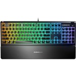 STEELSERIES APEX 3 WATER RESISTANT GAMING KEYBOARD BLACK