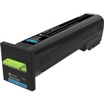 LEXMARK 72K6XC0 TONER CARTRIDGE EXTRA HIGH YIELD CYAN