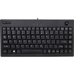 ADESSO AKB310UB MINI TRACKBALL USB KEYBOARD BLACK