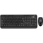 ADESSO WKB1320CB WIRELESS ANTIMICROBIAL KEYBOARD AND MOUSE COMBO BLACK
