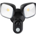 BRILLIANT SMART ALLY FLOODLIGHT AND WIFI 1080P OUTDOOR CAMERA BLACK