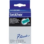 BROTHER TC701 LAMINATED LABELLING TAPE 12MM BLACK ON GREEN