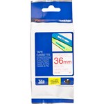 BROTHER TZE262 LAMINATED LABELLING TAPE 36MM RED ON WHITE