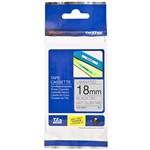 BROTHER TZEM941 LABELLING TAPE 18MM BLACK ON MATT SILVER