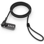 COMPULOCKS UNIVERSAL SECURITY COMBINATION CABLE LOCK BLACK
