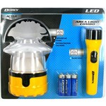 DORCY D3017 TORCH AND AREA LANTERN COMBO PACK YELLOW