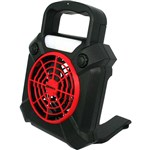 DORCY D3115 LED MINI FAN LIGHT BLACKRED