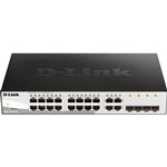 DLINK DGS121020 SMART SWITCH 20 PORT GIGABIT MANAGED BLACK SILVER
