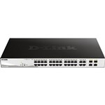 DLINK DGS121028MP SMART SWITCH 28 PORT GIGABIT POE MANAGED BLACK SILVER