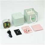 DIVOOM ZOOE PIXEL ART BLUETOOTH MUSIC ALARM CLOCK GREEN