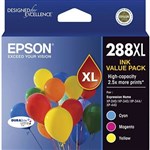 EPSON 288XL INK CARTRIDGE HIGH YIELD CYANMAGENTAYELLOW