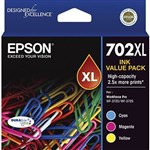EPSON 702XL INK CARTRIDGE HIGH YIELD CYANMAGENTAYELLOW