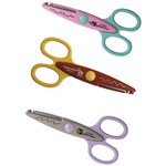 FISKARS KIDZORS PAPER EDGERS SCISSORS ZOO ANIMALS PACK 3