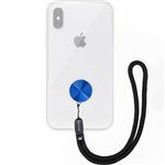 MOXYO ZIGI BAND MOBILE PHONE LANYARD BLUE METAL
