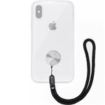 MOXYO ZIGI BAND MOBILE PHONE LANYARD SILVER METAL