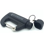 ECOXCHARGE IPX7 POWERBANK WATERPROOF CARABINER CLIP BLACK