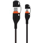 ECOXCABLE WATERPROOF USBA TO USBC CABLE 12M BLACK