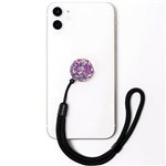 MOXYO ZIGI BAND MOBILE PHONE LANYARD PURPLE GLITTER