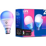 LIFX B22 COLOUR SMART LIGHTBULB 1000 LUMINS PACK 2