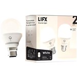 LIFX B22 WHITE SMART LIGHTBULB 800 LUMINS PACK 2