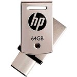 HP X5000M FLASH DRIVE OTG USB 31 64GB SILVERBLACK