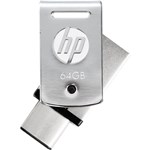 HP X5000M FLASH DRIVE OTG USB 31 64GB SILVERWHITE