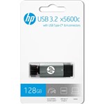 HP X5600C USB FLASH DRIVE 32 USBAUSBC 128GB GREY