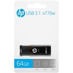 HP X770W FLASH DRIVE USB 31 64GB BLACK