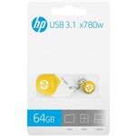 HP X780W FLASH DRIVE USB 31 64GB YELLOW