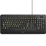 AZIO KB506 VISION LARGE PRINT WIRED KEYBOARD BLACK