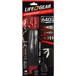 LIFEGEAR STORMPROOF SURVIVAL LIGHT AND MULTITOOL REDBLACK