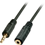 LINDY 35654 AUDIO EXTENSION CABLE 35MM 5M BLACK