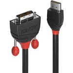 LINDY 36272 BLACK LINE HDMI CABLE TO DVID 2M BLACK