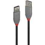 LINDY 36700 ANTHRA LINE USBA 20 EXTENSION CABLE 02M BLACK