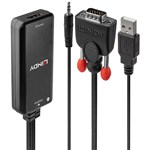 LINDY 38183 VGA AND AUDIO TO HDMI CONVERTER BLACK