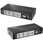 LINDY 39378 300M KVM CAT5CAT6 EXTENDER COMBO USBVGA PACK 2 BLACK