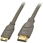 LINDY 41033 PREMIUM HIGH SPEED HDMI CABLE TO MINI HDMI 3M ANTHRACITE