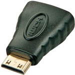 LINDY 41207 ADAPTER HDMI FEMALE TO MINI HDMI MALE BLACK
