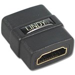 LINDY 41230 HDMI COUPLER FEMALE TO FEMALE BLACK