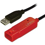 LINDY 42782 ACTIVE PRO EXTENTION CABLE USBA 20 12M BLACKRED