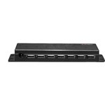 LINDY 42794 INDUSTRIAL METAL 7PORT HUB USBA 20 BLACK