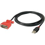 LINDY 42811 ADAPTER CONVERTER DB9M USB TO SERIAL 15M BLACK