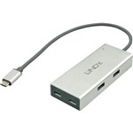 LINDY 43091 4PORT HUB USBC SILVER
