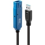 LINDY 43229 ACTIVE PRO EXTENSION CABLE USBA 30 15M BLACK