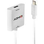 LINDY 43247 ADAPTER CONVERTER USB 31 TYPE C TO HDMI 4K60 150MM WHITE