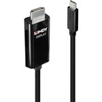 LINDY 43263 ADAPTER CABLE USBC TO HDMI 4K 3M BLACK