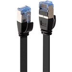 LINDY 47484 FLAT GIGABIT NETWORK CABLE UFTP CAT6A 5M BLACK