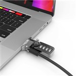 COMPULOCKS LEDGE LOCK SLOT ADAPTER AND COMBINATION LOCK MACBOOK PRO 16 INCH SILVER